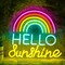 Hello Sunshine Neon Sign LED – Hello Sunshine Neon Lights for Wall Decor – Sunshine LED Light Up Sign for Bedroom, Party, Gifts for Friends, Boys, and Girls